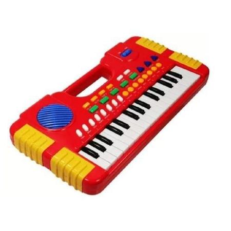 Teclado Piano Musical Infantil com Sons Eletrônicos 32 Teclas VERMELHO -  TOYS - Piano / Teclado de Brinquedo - Magazine Luiza