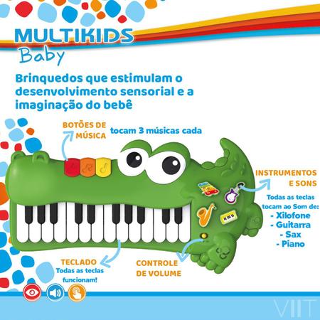 Jogo educativo para crianças conectado pelo tamanho do piano de instrumento  de música dos desenhos animados e planilha imprimível do teclado