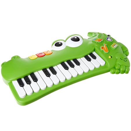 Brinquedo Teclado Infantil Piano Educativo Música + 4 Pilhas em