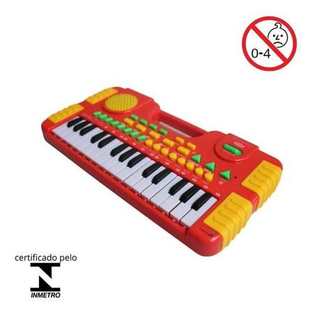 Teclado Piano Musical Infantil Gravador 31 Teclas Importway