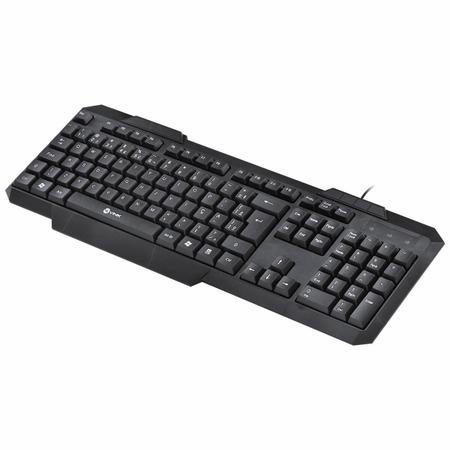 Imagem de Teclado Ps2 Corp Abnt2 Cabo 1.8 Metros 107 Teclas Preto - Ct200