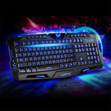 Imagem de Teclado Retroiluminado Led Usb / Teclado Mecânico Para Jogos