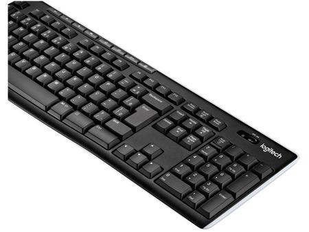 Imagem de Teclado sem Fio Logitech ABNT2 Preto K270