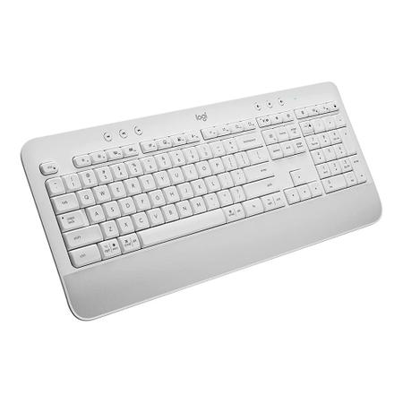 Imagem de Teclado Sem Fio Logitech Signature K650 Bluetooth USB Branco US - 920-010965