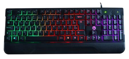 Imagem de Teclado Usb Gamer Bpc-k7038 Iluminação Rainbow Semi Mecânico