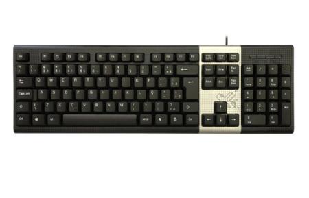 Teclado USB Industrial 60000080 Preto Maxprint Imagem de Teclado USB Industrial 60000080 Preto Maxprint