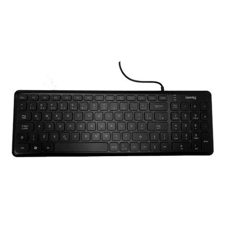 Imagem de Teclado Usb Kb702Sl Preto Slim Ioway