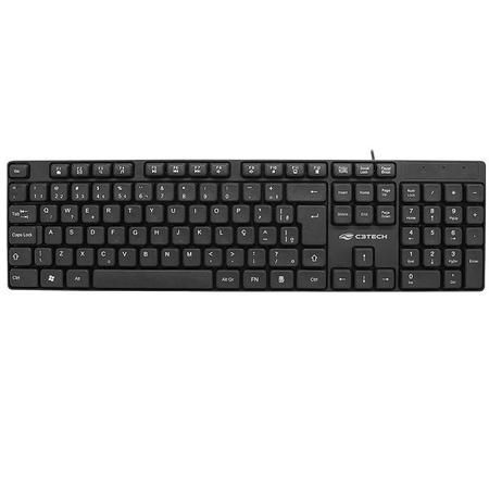 Imagem de Teclado USB Multmidia KB-M10BK Preto C3 TECH