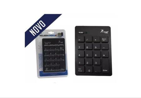 Imagem de Teclado Usb Numerico Notebook 2.4 Sem fio 20 Teclas KP-2038 - Knup