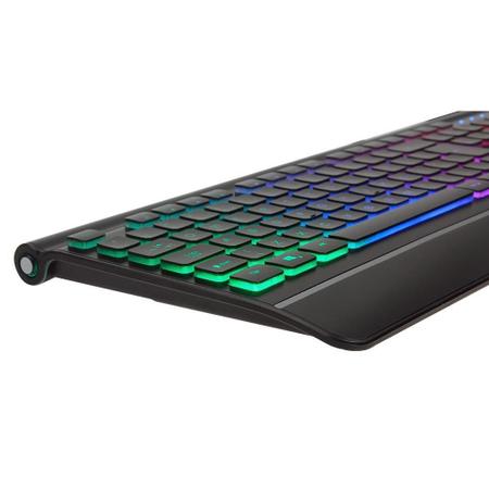 Teclado USB OEX Rainbow TC302 ABNT 2 - Preto Imagem de Teclado USB OEX Rainbow TC302 ABNT 2 - Preto