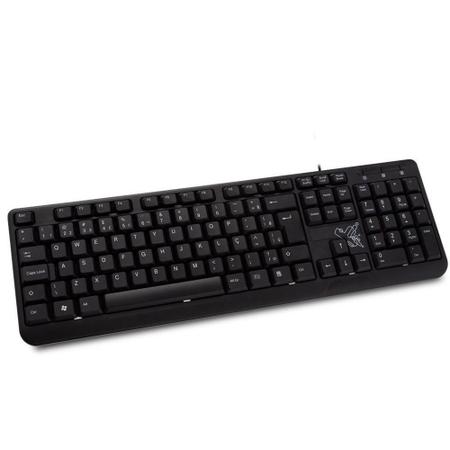 Teclado Usb Pc Standard Preto Abnt 2 Padrão Brasileiro - MAXPRINT Imagem de Teclado Usb Pc Standard Preto Abnt 2 Padrão Brasileiro - MAXPRINT