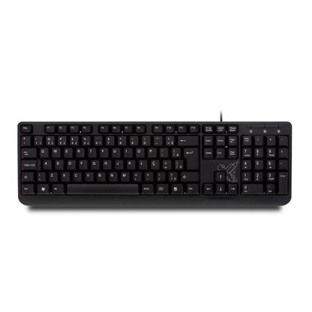 Teclado Usb Pc Standard Preto Abnt 2 Padrão Brasileiro - MAXPRINT Imagem de Teclado Usb Pc Standard Preto Abnt 2 Padrão Brasileiro - MAXPRINT