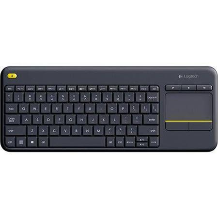 Imagem de Teclado USB Preto Logitech Wireless Touch Keyboard K400 Plus