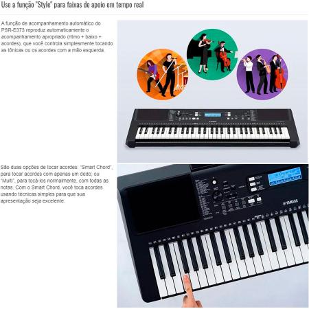 Luggi Instrumentos Musicais - Afinados com você! - Teclado Yamaha Psr E373