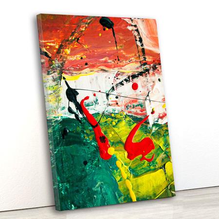 Tela Canvas Abstrato Arte 55x80 Vertical 107 - Crie Life Imagem de Tela Canvas Abstrato Arte 55x80 Vertical 107