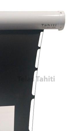 Imagem de Tela de Projeção Elétrica Tensionada Tahiti 4:3 Vídeo 150 Polegadas 3,05 m x 2,29 m TTTE-005 LARGURA TOTAL 3,52