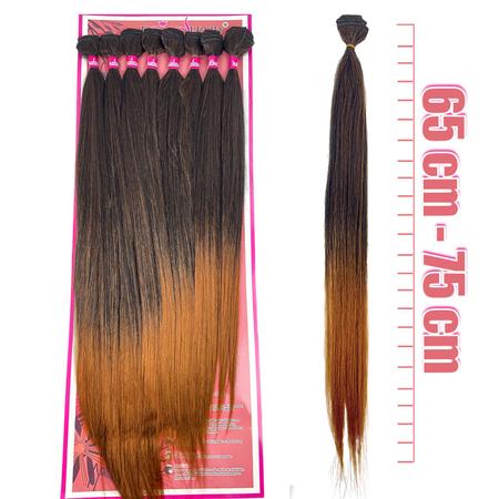 Cabelo Bio Vegetal Natural Yaki Liso 70cm Idêntico Ao Humano