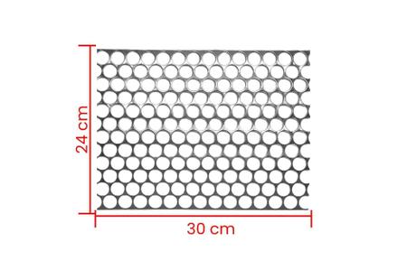 Imagem de Tela Moeda Inox 30X24 Centímetros De Altura Grossa Reforçada