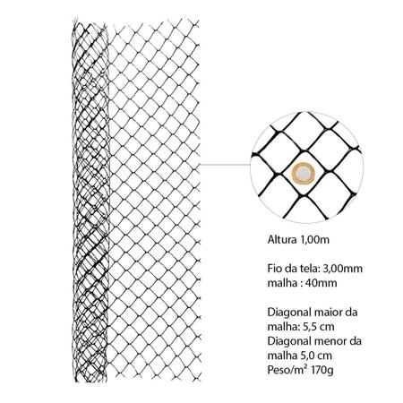 Imagem de Tela Multiuso 40 Mm 1M X 5M Viveiro