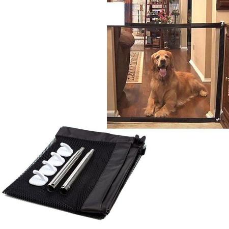 Imagem de Tela Pet de Proteção Para Cachorro De Porta Casa Gato Cao Bebe nylon portatil 