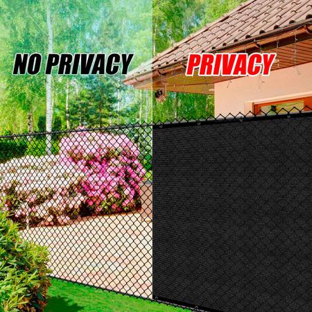 Imagem de Tela privacidade e segurança 90% preta - 5x10