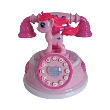 Telefone Brinquedo Musical A Pilha Unicornio De Luz E Som - Da Hua Toys Imagem de Telefone Brinquedo Musical A Pilha Unicornio De Luz E Som