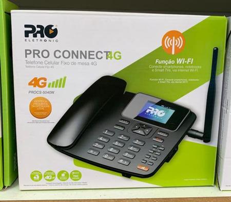 Telefone Rural Celular Fixo WIFI 4G 5040W Internet Quad Band P/ Oi Tim Vivo  Claro - ProEletronic - Telefone / Celular Rural - Magazine Luiza