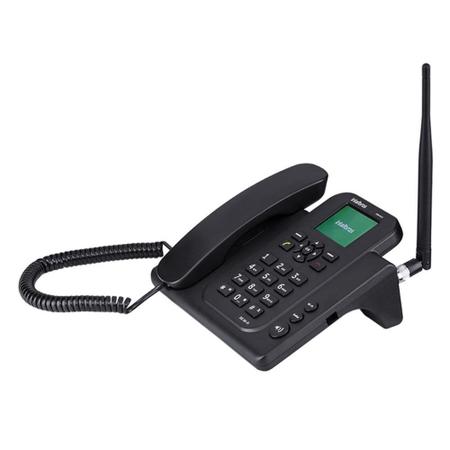Imagem de Telefone Celular Fixo Intelbras CFW 8031, 3G, Wifi, MP3 Player, Desbloqueado, Preto - 4118031