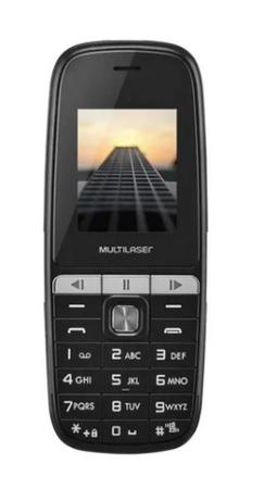 Imagem de Telefone Celular Idoso Dual Sim Preto - Up Play Multilaser