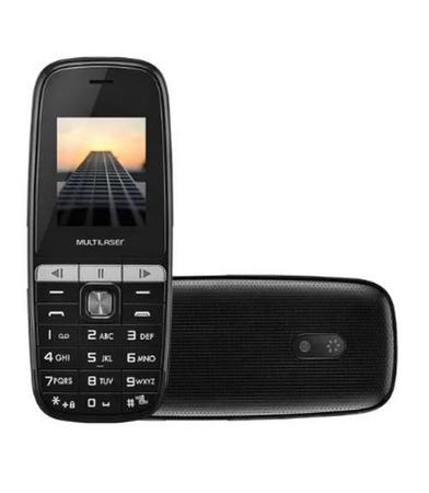 Imagem de Telefone Celular Idoso Dual Sim Preto - Up Play Multilaser