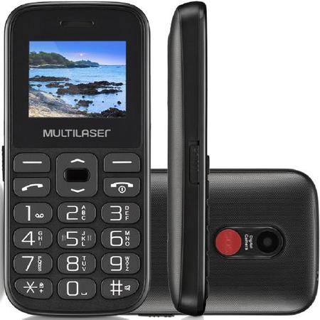 Imagem de Telefone Celular P/ Idoso Vita Multilaser P9120 Mp3 Radio