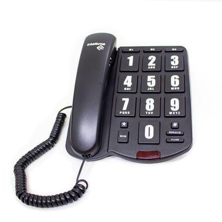 Imagem de Telefone com fio com teclas grandes ToK Fácil Intelbras ST721