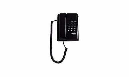 Imagem de Telefone Com Fio De Mesa E Parede Intelbras Tc 50 Premium Preto