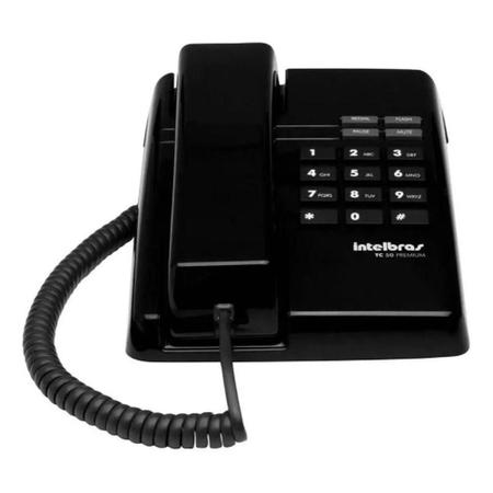 Imagem de Telefone com Fio de Mesa ou Parede TC-50 Preto Intelbras