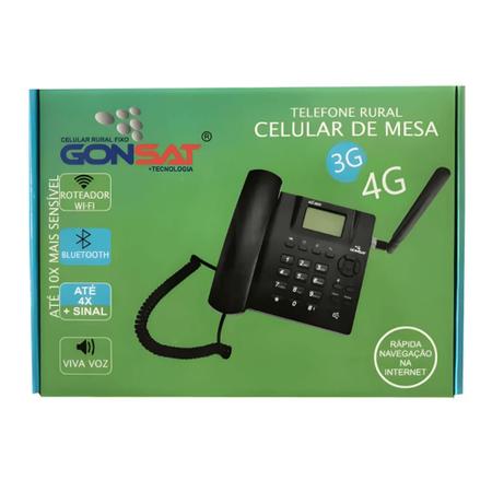 Imagem de Telefone  de mesa rural c/ roteador  wi-fi, bluetooth 3g 4g - g320h