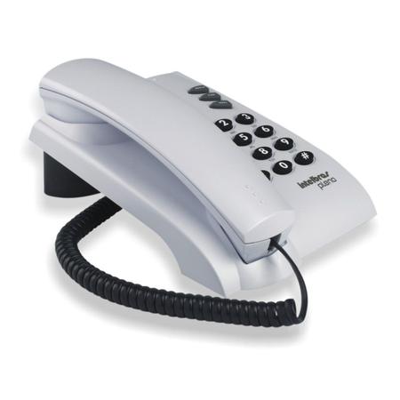 Imagem de Telefone Fixo Com Fio Pleno Branco Intelbras Oferta Oficial