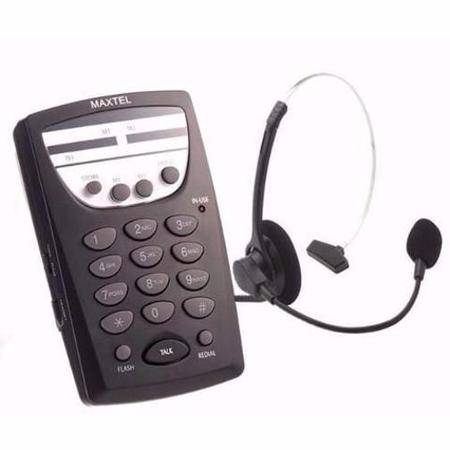 Telefone Headset Maxtel Mt-108 Atendimento Em Telemarketing - Lms Ferramentas Imagem de Telefone Headset Maxtel Mt-108 Atendimento Em Telemarketing