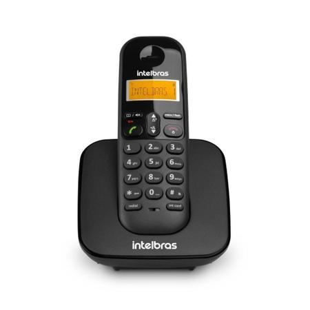 Imagem de Telefone Intelbrás sem Fio com Identificador de Chamadas TS3110 Branco e Vermelho - Intelbras