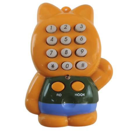 Telefone Mesa Gato C Headset Microfone Flexivel Decoraçao enfeite Desenho Animado-Ralos e Torneiras