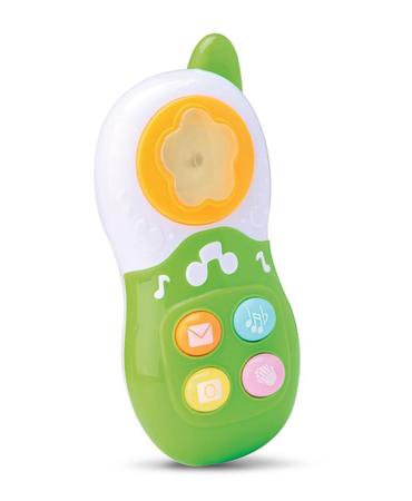 Imagem de Telefone Musical Infantil Divertido Colorido Crianças Bebês - Bee Toys