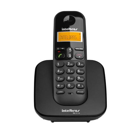 Imagem de Telefone sem Fio Digital Intelbras com Identificador de Chamadas TS 3110