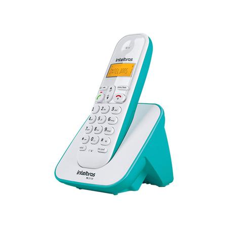 Imagem de Telefone Sem fio Intelbras  3110 - Branco com Azul Claro