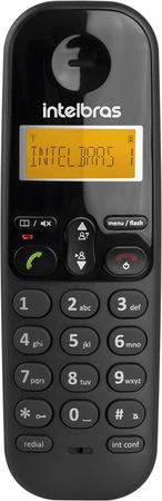 Imagem de Telefone sem fio intelbras com identificador de chamada ts3110  preto