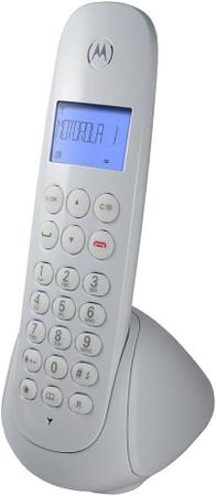 Imagem de Telefone sem Fio Moto700W Dect 6. 0 Digital com Identificador de Chamadas, Motorola Branco