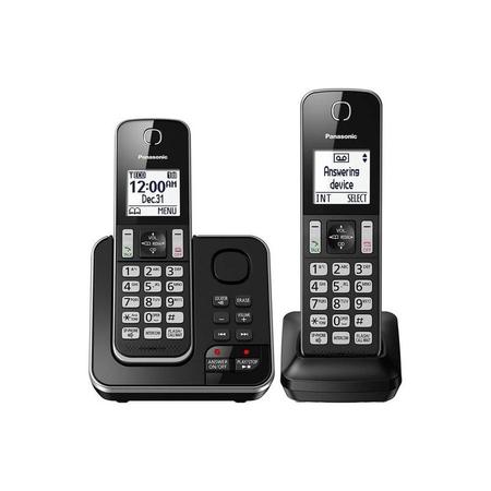 Imagem de Telefone Sem Fio Panasonic KX-TGD392C com Bloqueio de Chamadas e 2 Ramais