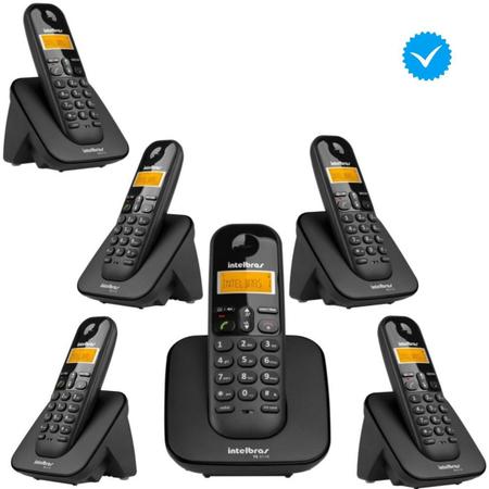 Imagem de Telefone Sem Fio TS 3110 Com 5 Ramal Intelbras Combo oficial