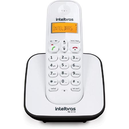 Imagem de Telefone Sem Fio Ts 3110 Intelbras Com Display Luminoso Bina Homologação: 20121300160