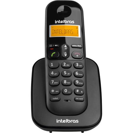 Imagem de Telefone sem fio TS3111 (somente ramal adicional), preto, Modelo 4123111  INTELBRAS