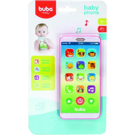 Jogo 2 Celulares Infantis Phone Rosa - Buba Baby - Sons e Fala - Magazine  Luiza