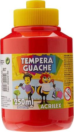 Imagem de Tempera Guache 250ml Vermelha - Acrilex